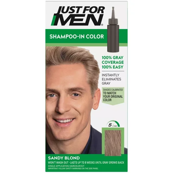 JUST FOR MEN Hair Color H-10 Sandy Blond, 1 ea (Pack of 2)