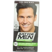 JUST FOR MEN Hair Color H-55 Real Black 1 Each Pack of 5