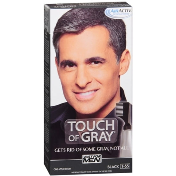 JUST FOR MEN Touch of Gray Hair Treatment T-55 Black 1 Each (Pack of 2)