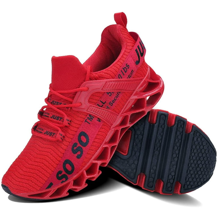 UMYOGO Just So So Men s Running Shoes Adult Blade Type Shock Absorption Sneakers Size 11 Red