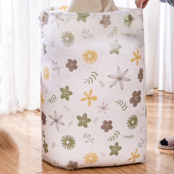 JUST STUFF IT! Sturdy Storage Bag, Bedding Storage Bag Large Capacity Clothes Storage Bag Beam Mouth Bag for Comforters Quilts Toys Duvet Large Capacity Duffle Bag for Home Storage Packing