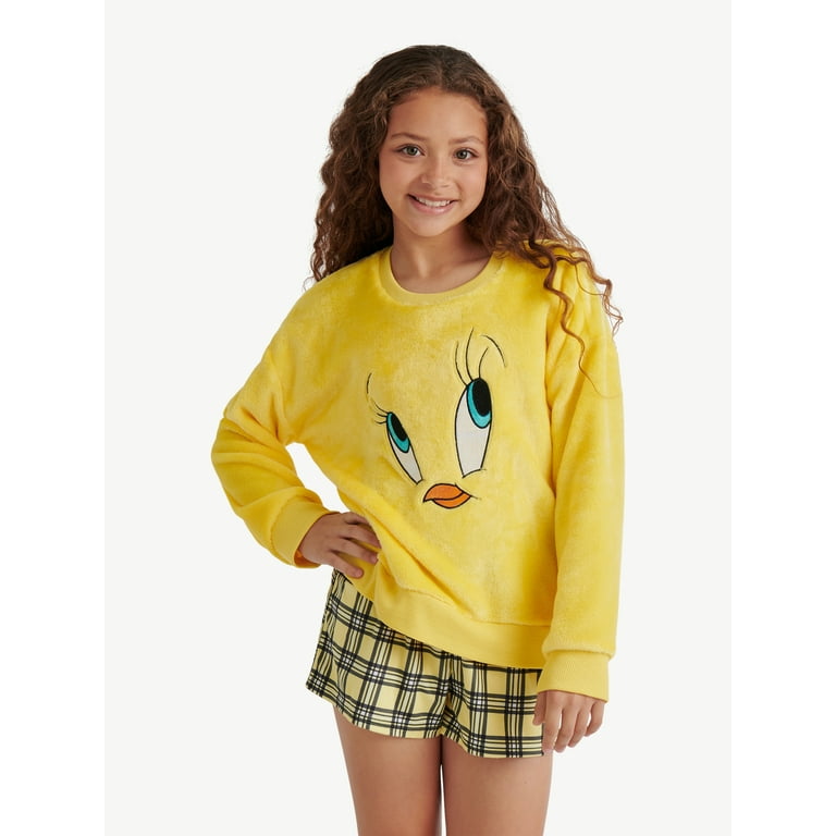Looney Tunes X Justice Girls Long Sleeve Sleep Top and