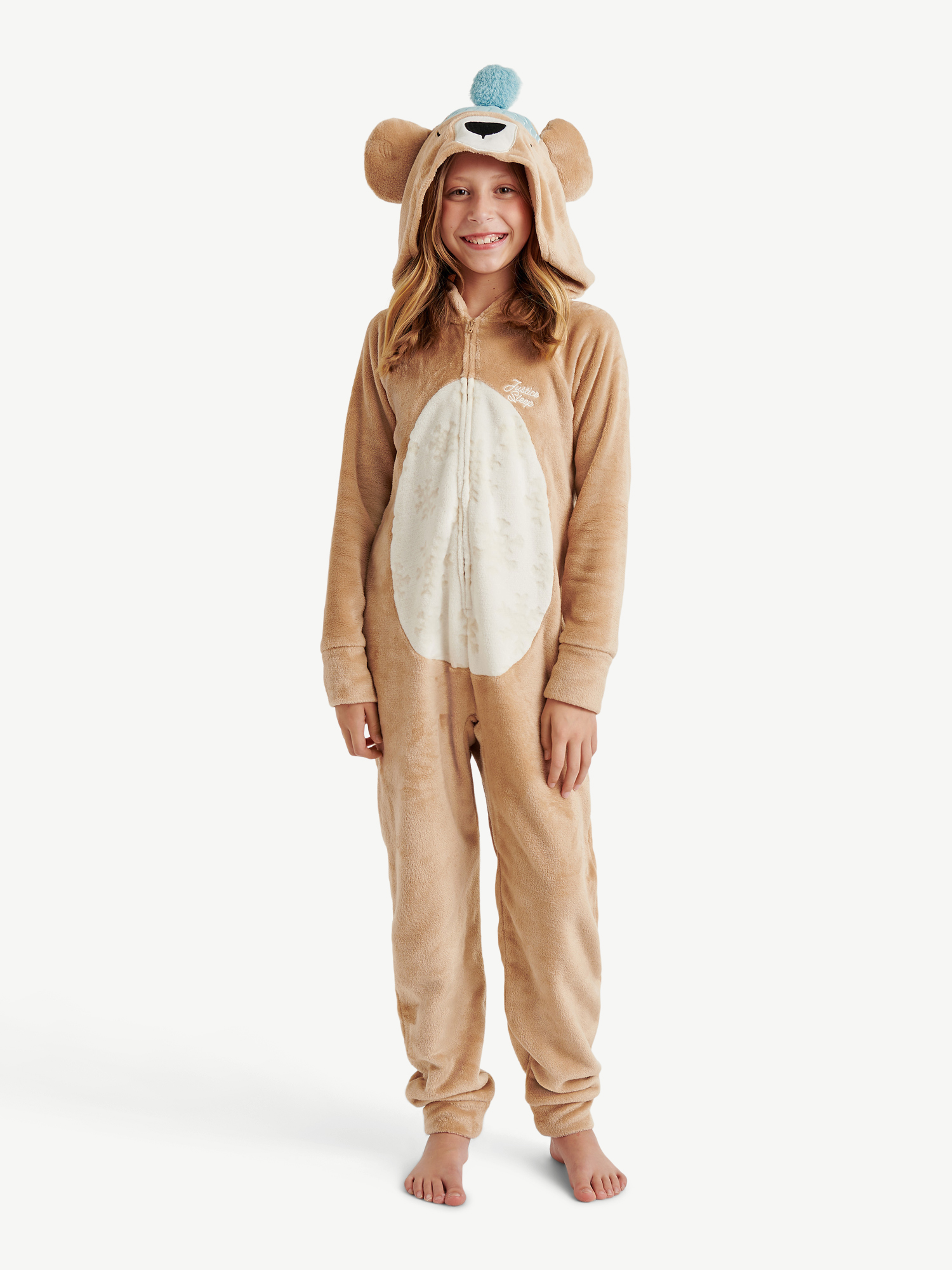 Justice Girls Long Sleeve Blanket Sleeper, One-Piece, Sizes 4-18