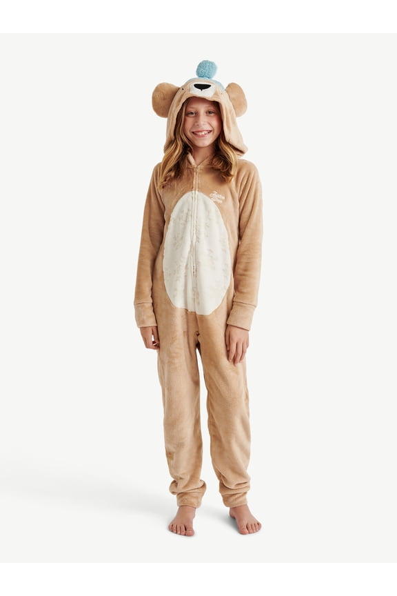 Girls Long Sleeve Blanket Sleeper, One-Piece, Sizes 4-18