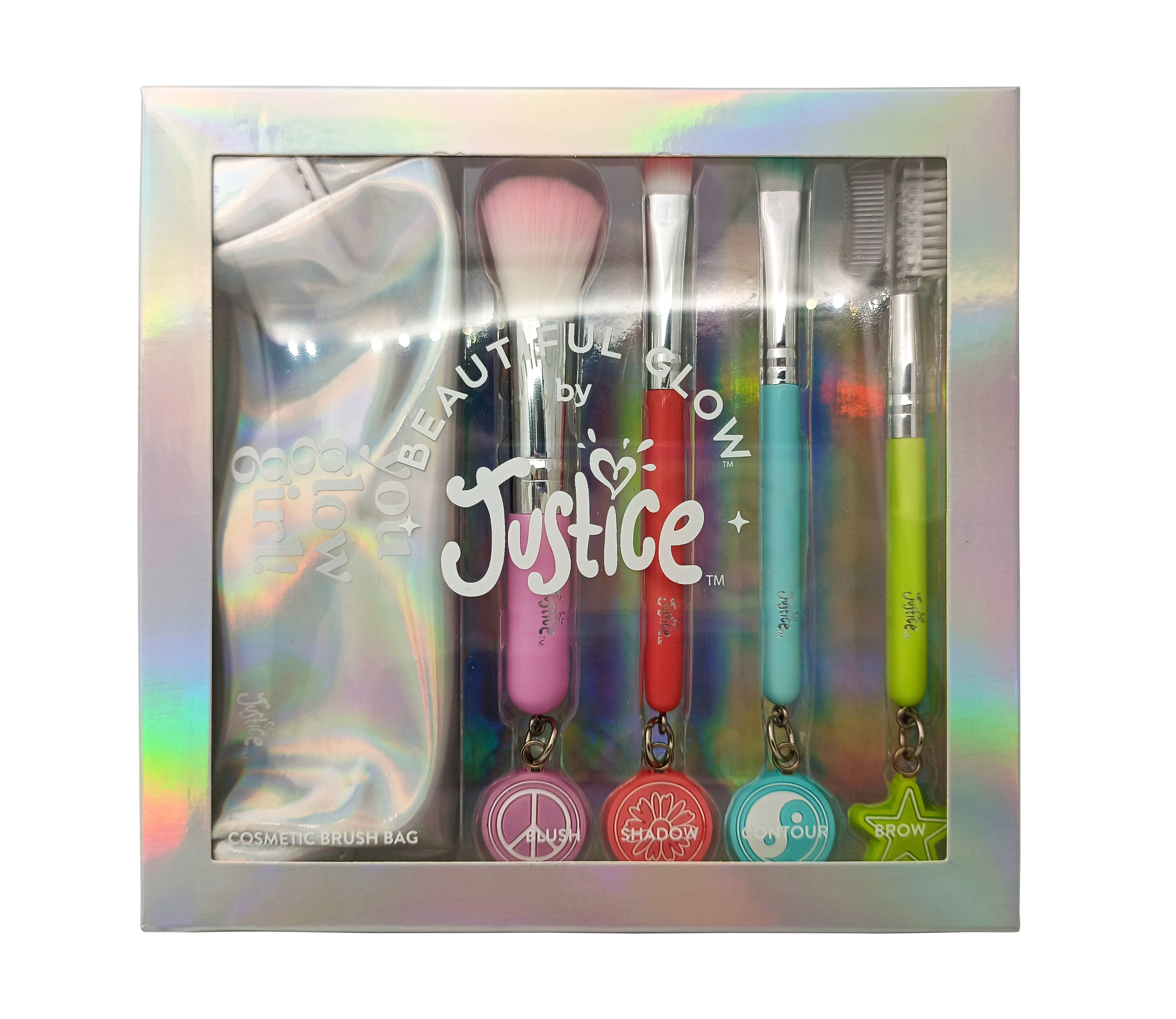 JUSTICE COMPLETE BRUSH SET 5PC MULTI