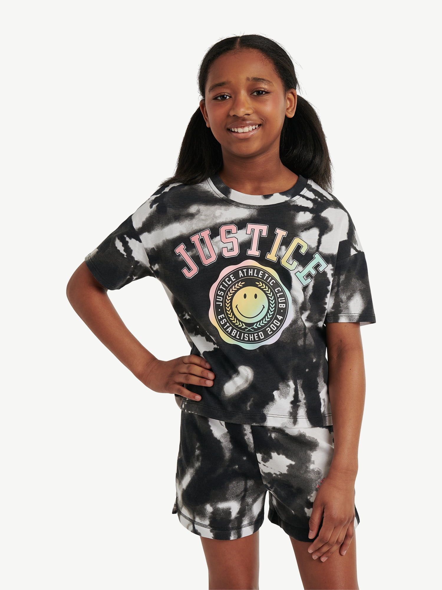 Justice Girls EDF Tee, Sizes XS - XLP - Walmart.com
