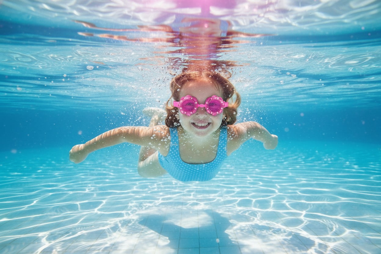 Justice Swim Goggles - Pink