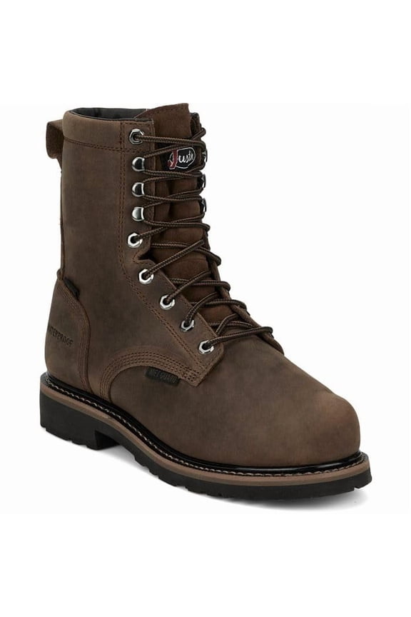 Boots Men's SE630 Pulley 8"" Waterproof Work Boot, 12, Whiskey Brown
