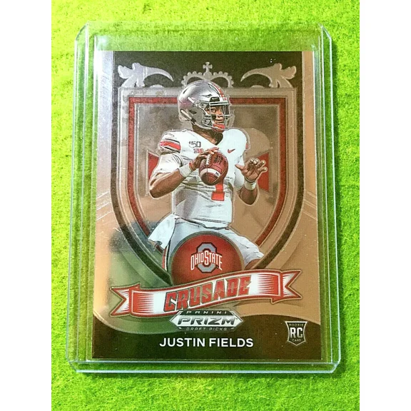 JUSTIN FIELDS PRIZM ROOKIE CARD OHIO STATE RC BEARS 2021 Prizm CRUSADE