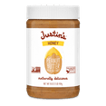 thumbnail image 1 of JUSTIN'S No Stir Gluten-Free Honey Peanut Butter, 16 oz Jar, 1 of 8
