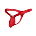thumbnail image 1 of JUSTIN + SIMON Bulge Thong-Red-X-Large, 1 of 3