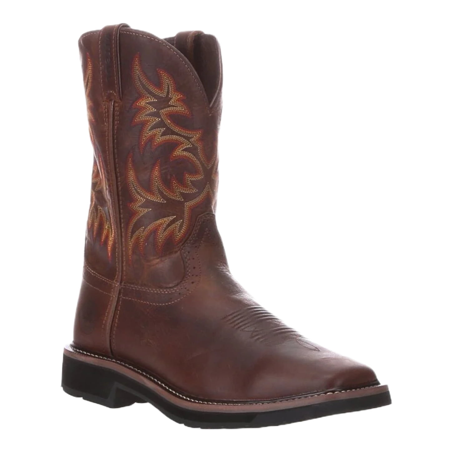 JUSTIN WORKBOOTS Justin Original Work Mens Stampede Rugged Tan Cowhide ...