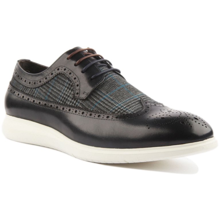 Men\'s Black Casual Derby Shoes with Lace-Up Closure White Sole Size 13 Amazon.com: Amazon Essentials Men main image 4