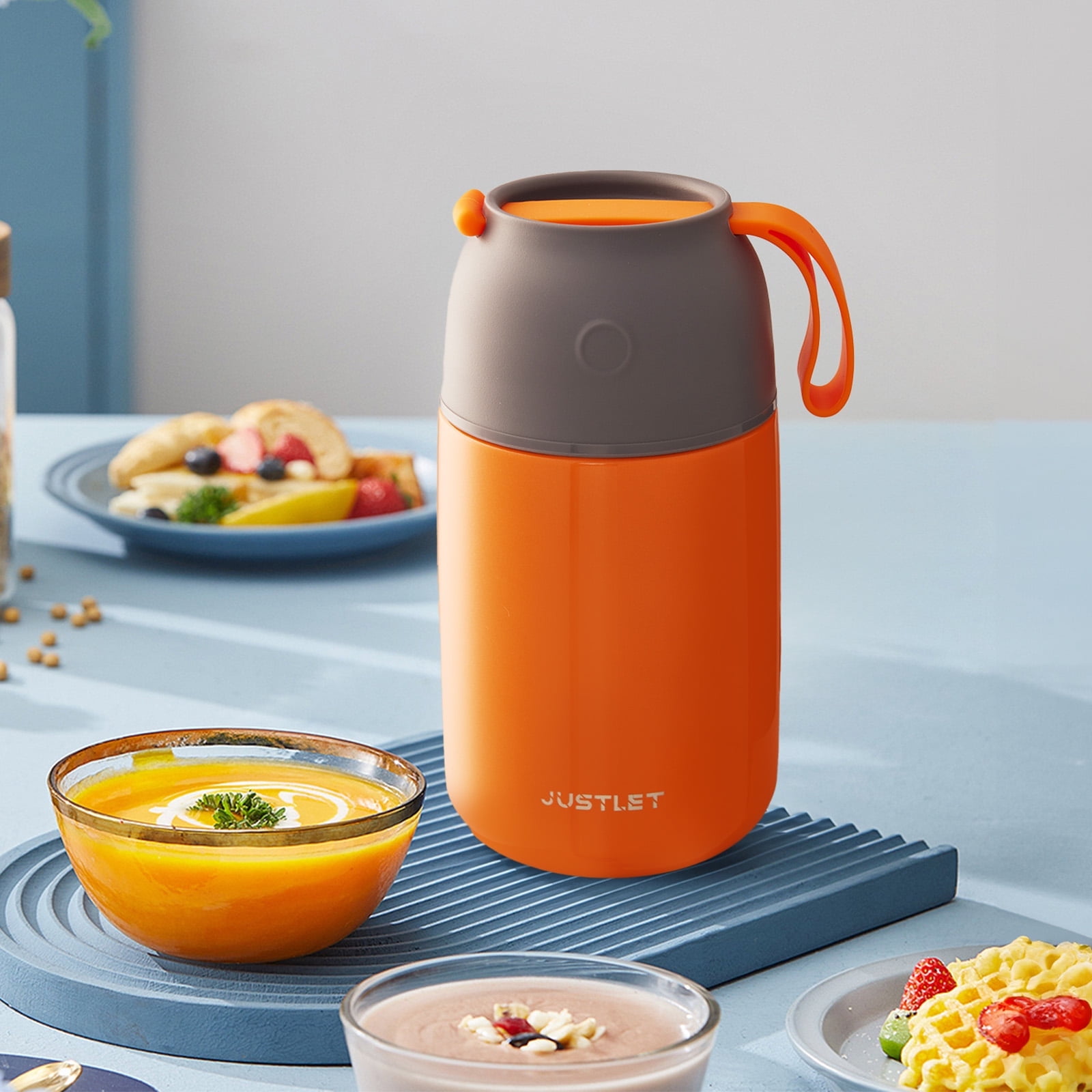 MAXSO 2 Pack Vacuum Insulated Food Jar - Leakproof Soup Thermos For Kids Lunch, Hot Or Cold (24oz & 17oz) - View #10