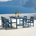 thumbnail image 1 of JUSTLET 5 PC Outdoor Patio Furniture Set, Patio Dining Sets, 4 Chairs and 1 Table, Navy Blue, 1 of 10