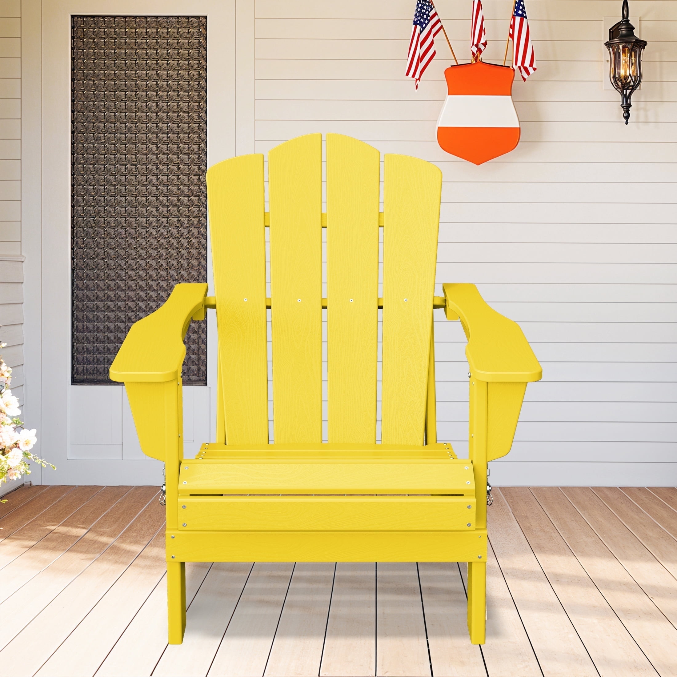 Foldable Chairs Yellow Wood Adirondack Chair Folding Adirondack