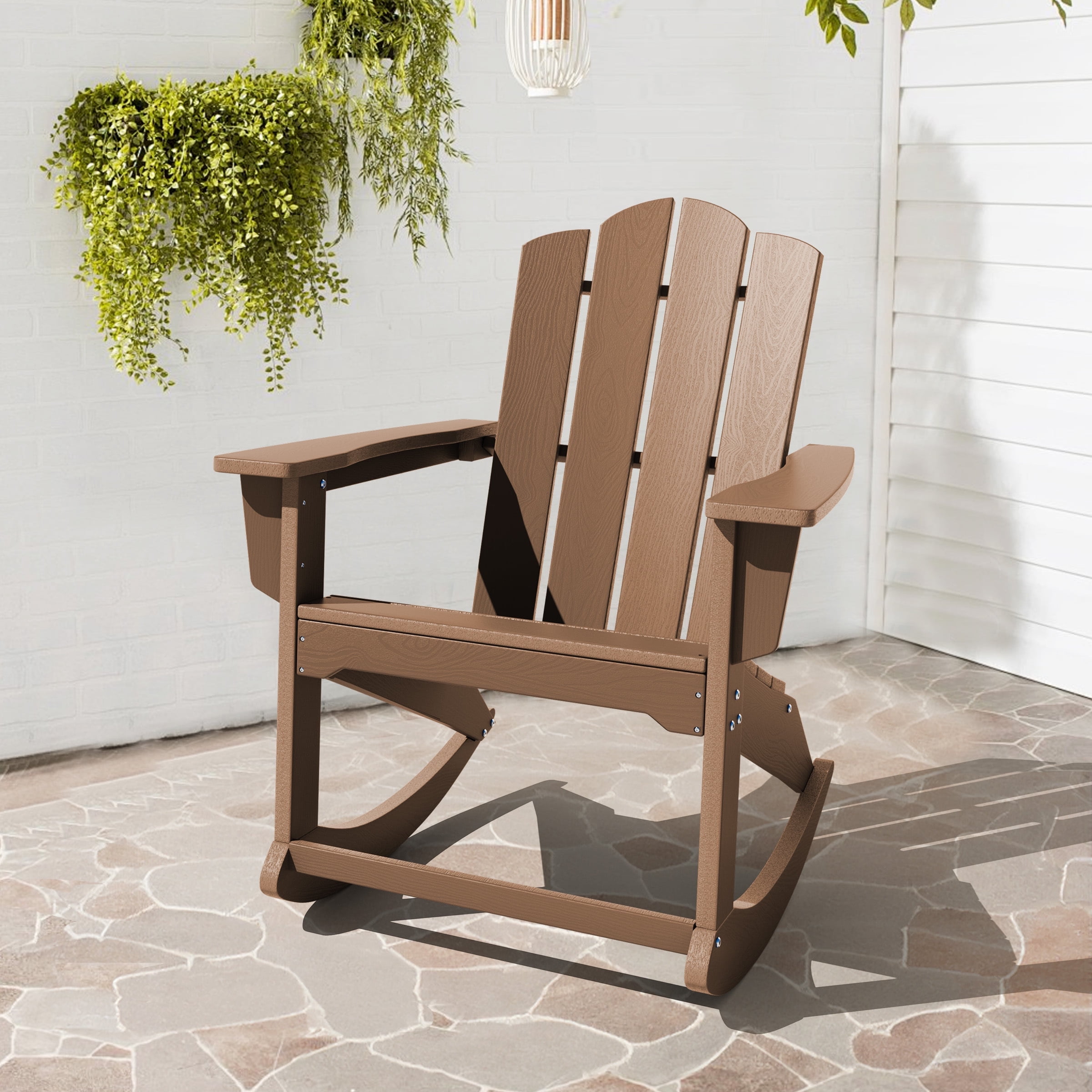 adirondack chair brown plastic