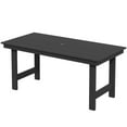thumbnail image 1 of JUSTLET Outdoor Patio Dining Table, Patio Furniture, Black (No Chairs), 1 of 5