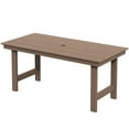 thumbnail image 1 of JUSTLET Outdoor Patio Dining Table, Patio Furniture, Brown (No Chairs), 1 of 5