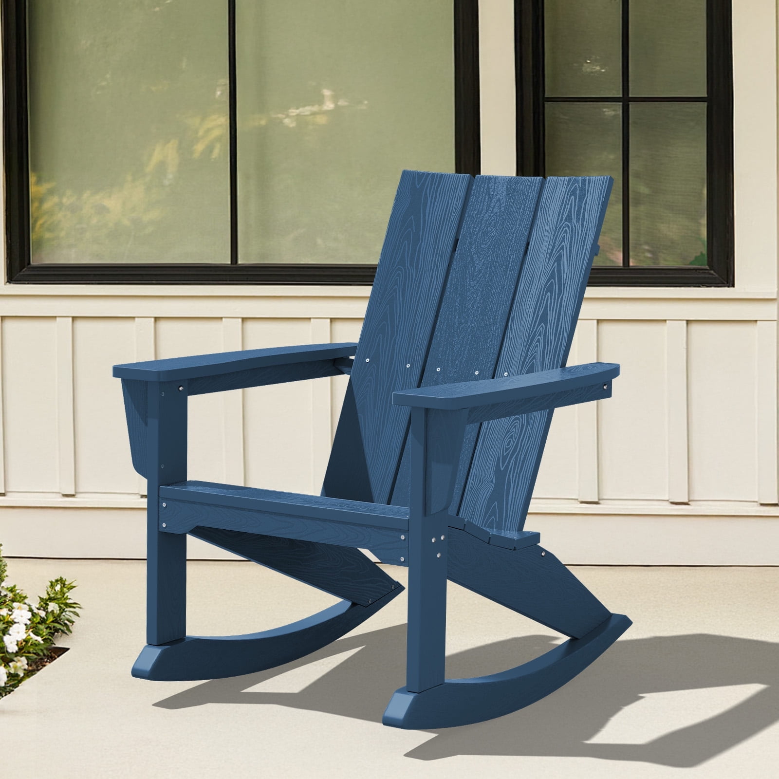 outdoor sling rocking chair