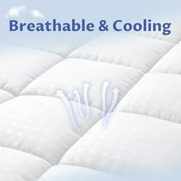 INGALIK Queen Size Mattress Pad 400TC Cotton Pillow Top Mattress Cover Quilted Fitted Mattress Protector with 8 21 Deep Pocket Cooling Mattress Topper 60x80 Inches White Shop Black Friday Deals for 20...