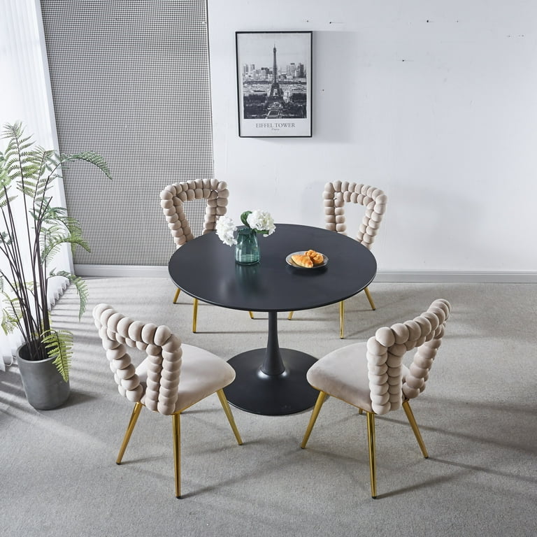 Eiffel Wire Chairs Modern Dining Room JUSTLET Velvet Dining Chairs