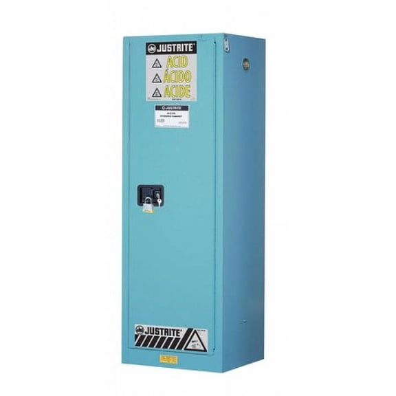JUSTRITE 892222 Corrosive Safety Cabinet,22 gal.