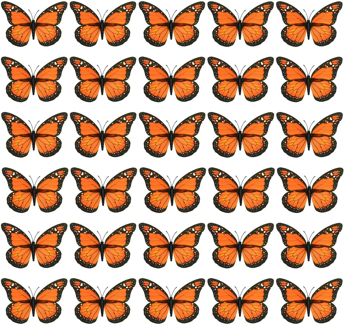 Fake Butterflies Decoration Stock Photo - Illustration of pattern,  creative: 261801852