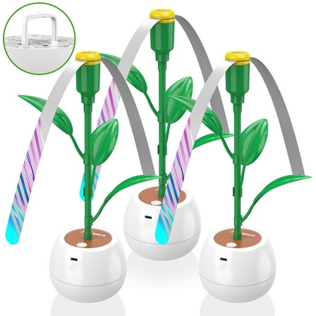 JUTIMER 3PC Fly Fan for Table,Food Fan for Indoor Outside,Portable Outdoor Picnic Fan,Batteries Powered Table Fly Fan for Restaurant, Party, Home,Outdoor Dinner