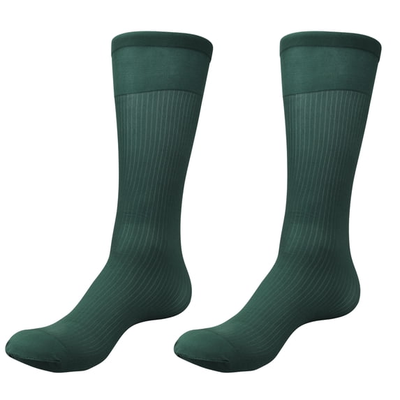 JUUNthy Mens Dress Socks, Thin Breathable Comfortable Stretch Regular Fit Everday Casual Crew Socks Green Size Free Size