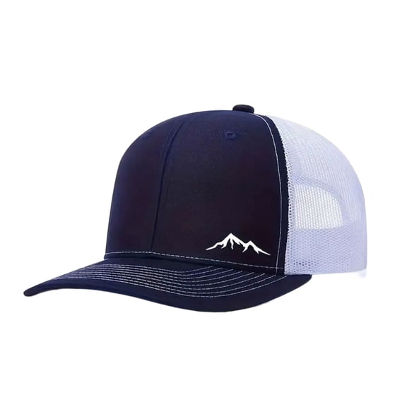 JUUNthy Mens Trucker Hat, Quick Dry Breathable Mesh Adjustable Snapback Outdoor Sport Baseball Cap Blue