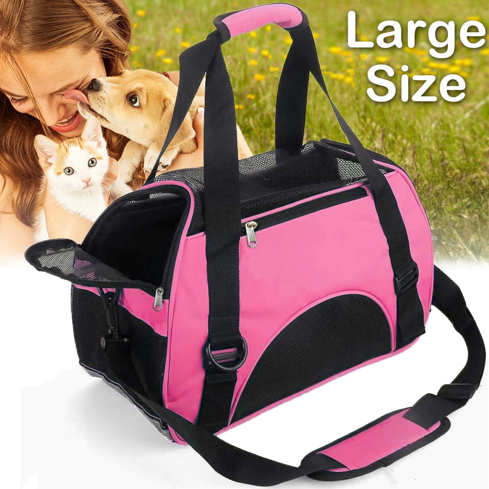JUUTREN Cat Carrier Airline Approved Pet Carrier Soft Sided Dog