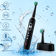 thumbnail image 1 of JUUTREN Electric Toothbrush for Adults and Kids，Rechargeable Sonic Toothbrush with 2 Brush Heads,3 Modes and 2-Minute Smart Timer Reminder, 1 of 10