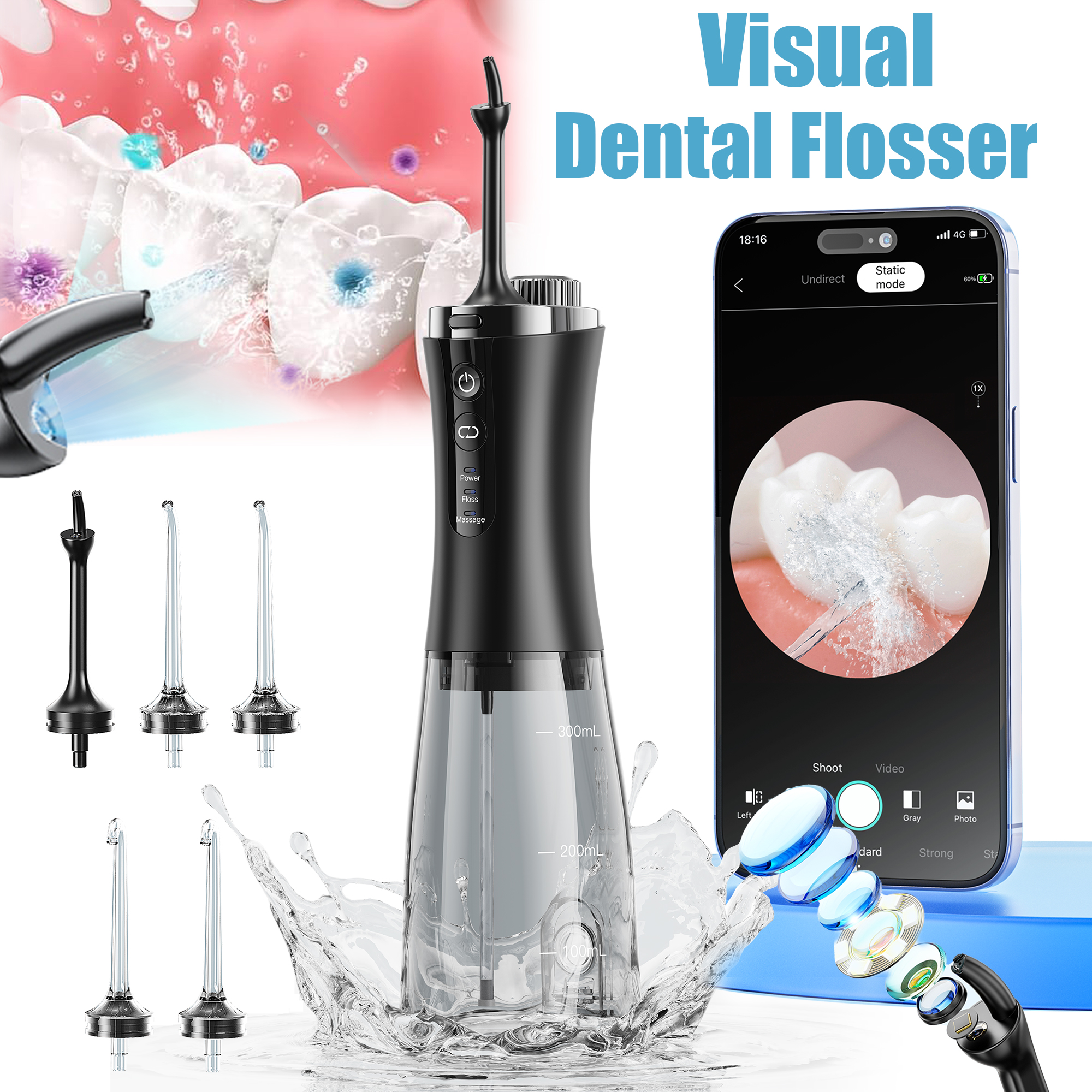 Interplak Cordless Portable WaterFlossing System