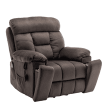 JUUXO Oversized Lift Recliner Chair, 26-inch Extra Wide Seat Big Man Recliner, Large Power Lift Chair with Heated Massage & Hidden Cup Holder