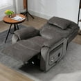 thumbnail image 1 of JUUXO Power Lift Lay Flat Recliner with Tabletop - Wireless Phone Charger, Cup Holder - Dual Motor Lift Chair Fully Recline Length 74.8 inches - Perfect for Big & Tall - 400 lbs Capacity, 1 of 10