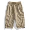 thumbnail image 1 of JUUYY Cargo Shorts for Men Baggy Drawstring Elastic Waist Casual Shorts Loose Fit Lightweight Summer Below Knee Long Shorts with Pocket Khaki XXXXL, 1 of 9