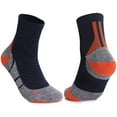 thumbnail image 1 of JUUYY Crew Athletic Socks for Men Moisture Wicking Cushion Crew Socks for Outdoor Cycling Sport Running Traveling Blue Free Size, 1 of 2