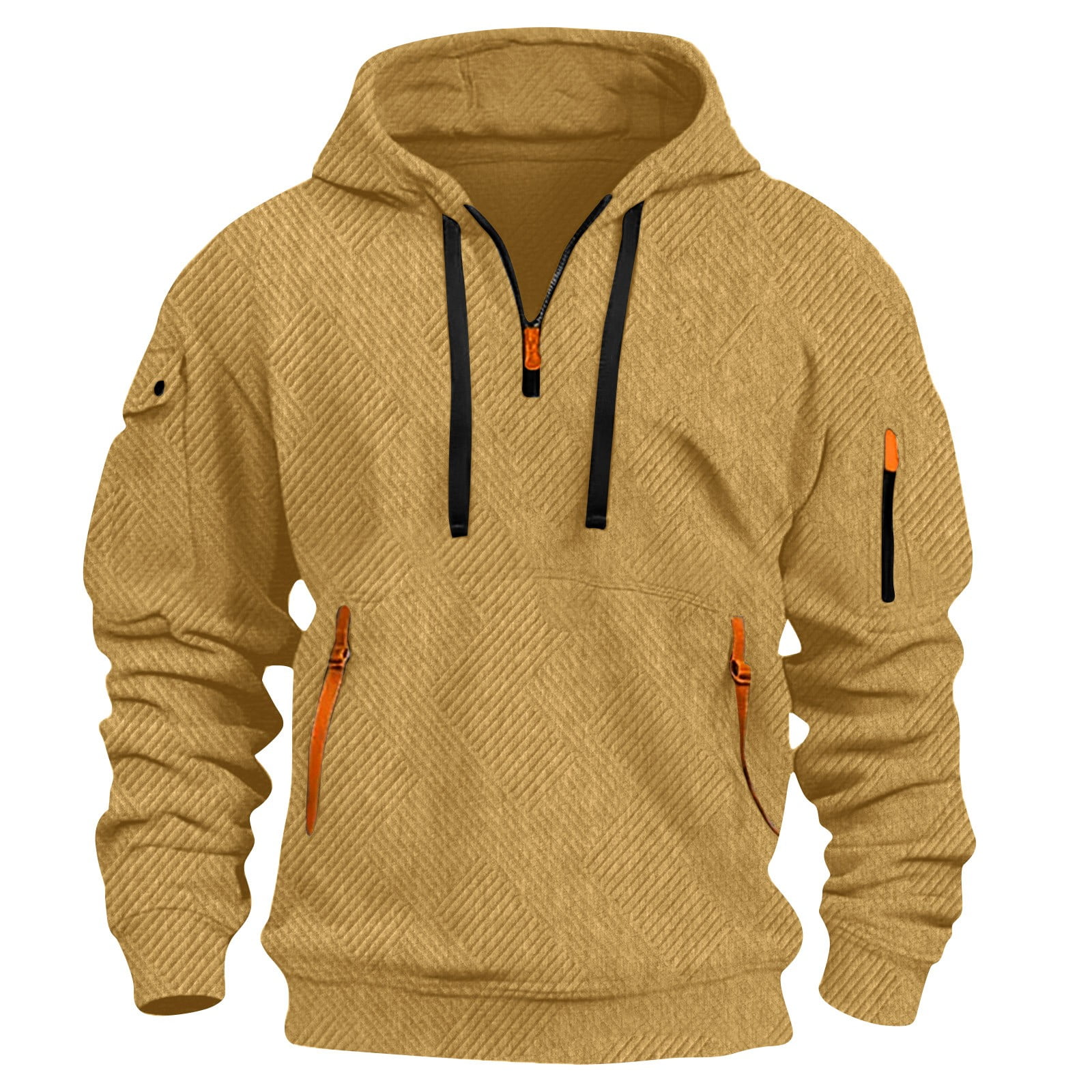 Men’s Premium 1/4 Zip Hooded Sweatshirt