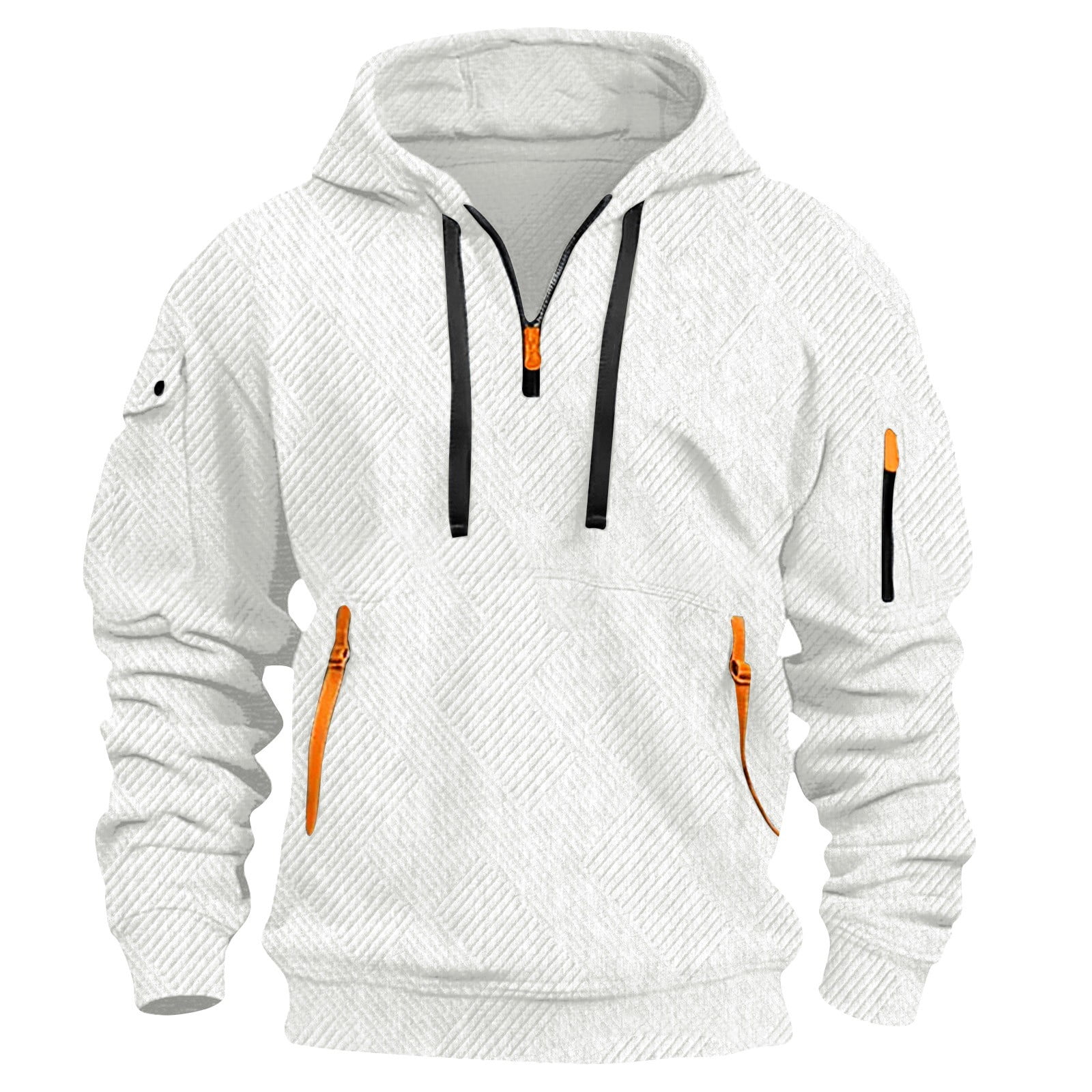 Men's White Pullover Sweatshirt main image 0