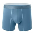 thumbnail image 1 of JUUYY Men’s Ball Caddy Boxer Brief with Built in Pouch Support, Micro Modal, Moisture Wicking, Ultra Soft Blue XXL, 1 of 4