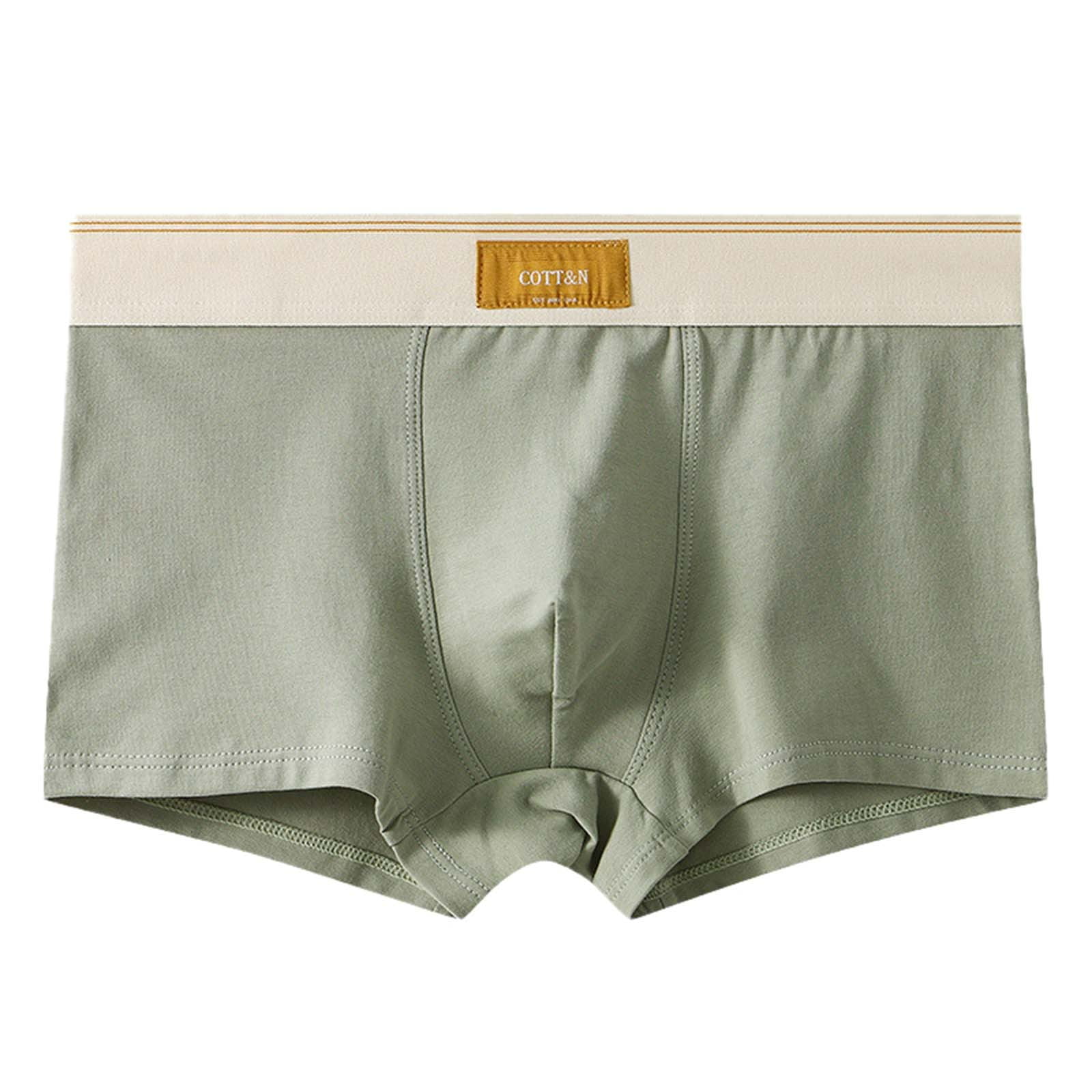 JUUYY Men's Basic Solid Boxer Briefs 3 Inch Inseam Breathable and ...