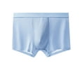 thumbnail image 1 of JUUYY Men's Boxer Shorts Underwear Quicking Dry Breathable Big and Tall Boxers Moisture Wicking Boxers for Men Light Blue XXXXL, 1 of 2