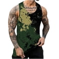 thumbnail image 1 of JUUYY Men's Camouflage Workout Tank Tops Quick Dry Gym Bodybuilding Training Fitness Sleeveless Muscle T Shirts Camouflage#1 XXXL, 1 of 5