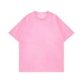 thumbnail image 1 of JUUYY Men's Casual Vintage Short Sleeve T-Shirts Loose Fit Crew Neck Solid Color Tee Shirt Cotton Lightweight Summer Breathable Tops Purple M, 1 of 3