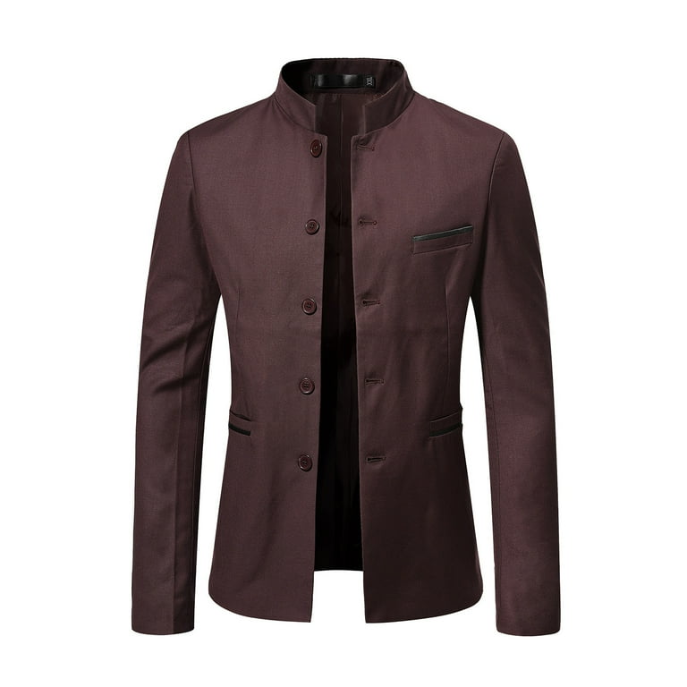 Chinese collar coat outlet