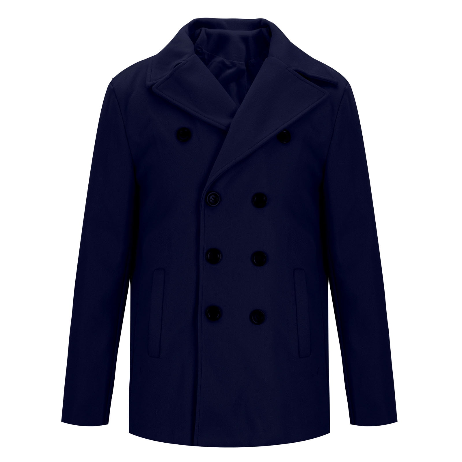 Collar Hugo Boss Mens Peacoat Hugo Boss Pea Coat