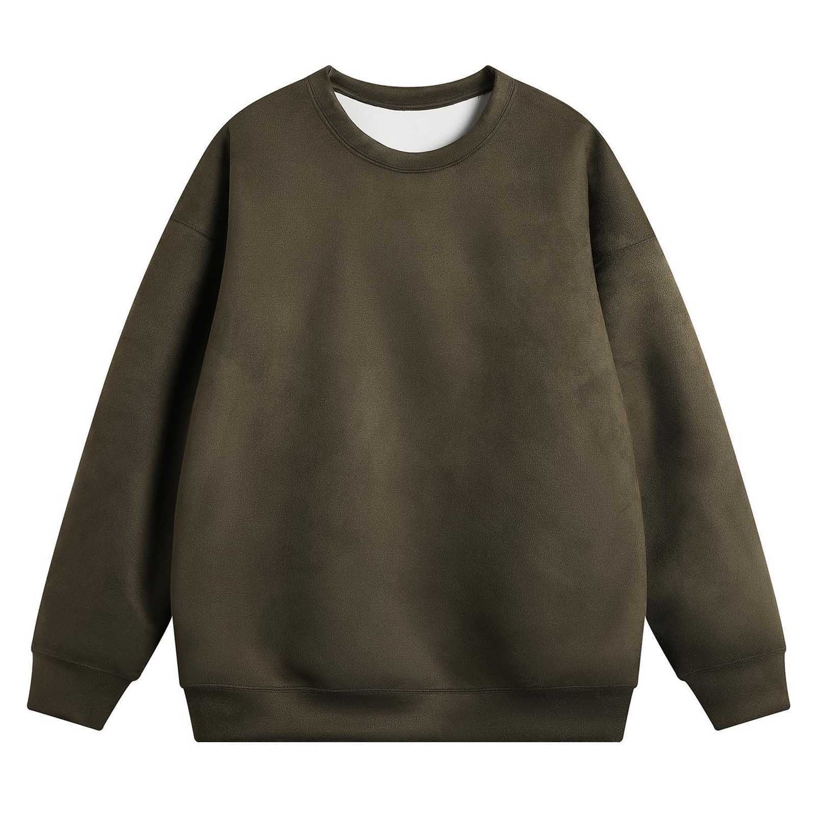 Suede sweatshirt 2025