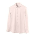 thumbnail image 1 of JUUYY Men's Four Side Silk Dress Shirt Casual Business Wedding Shirt Wrinkle-Free Button Collared Long Sleeve Shirts Beige L, 1 of 5