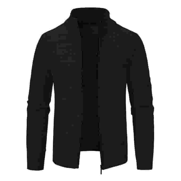 Casual Solid Weave Cardigan Collar Outerwear(4 Colors) Casual Solid Weave Cardigan Collar Outerwear(4 Colors)